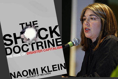 Naomi Klein, shock-doctrine - short-film 
کليک کنيد، فيلم را ببينيد و با تزهاى کلاين در کتاب جديدش آشنا شويد