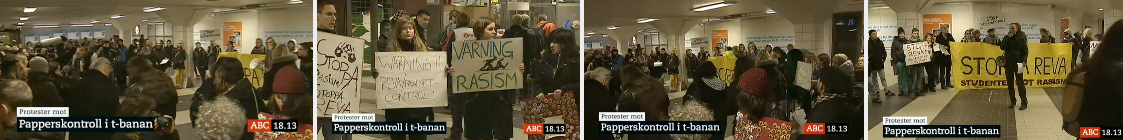 Demonstration mot REVA